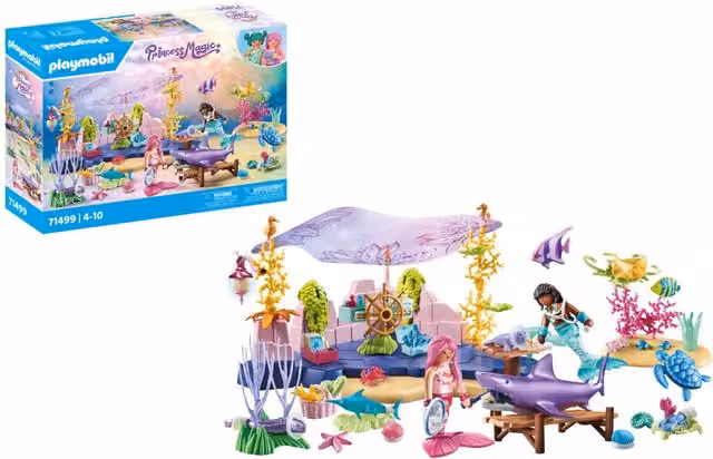Playmobil Mermaid Animal Care Fantasy Set in Turquoise and Petrol