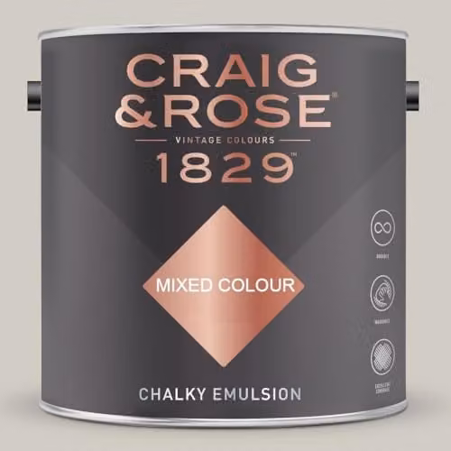 Craig & Rose 1829 Chalky Emulsion Paint in Pale Celadon Green, 2.5 l