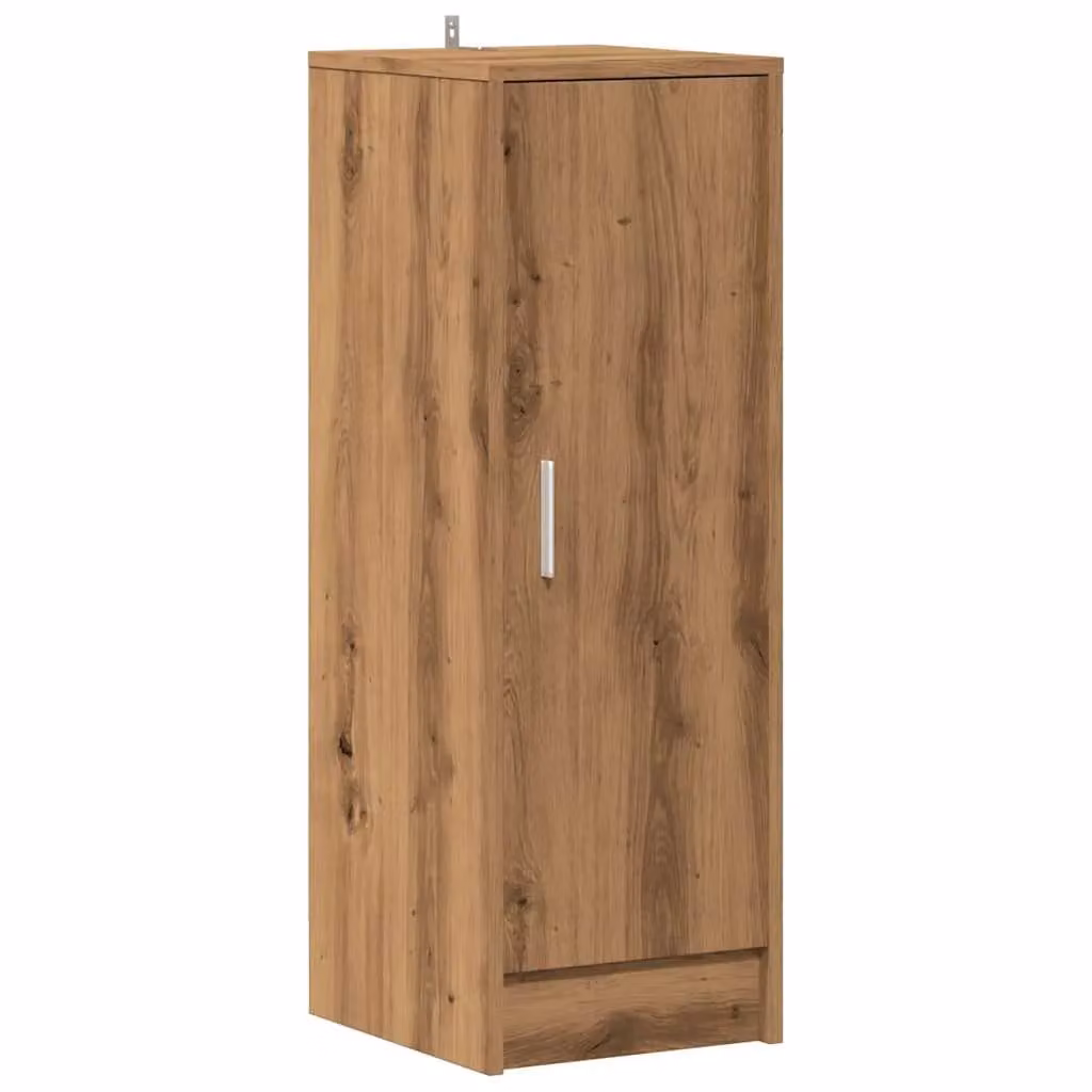 Berkfield Home Artisan Oak Shoe Cabinet in Brown, W/D/H: 32 x 35 x 92 cm – 2