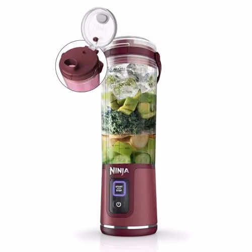 Ninja Blast Cordless Portable Blender in Red, 0.53 l – 1