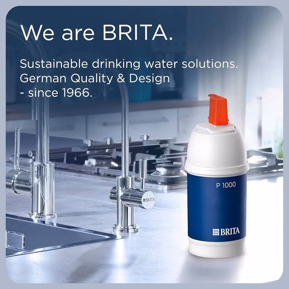 Brita P1000 Replacement Filter Cartridge for Filter Taps, White, 1 Pack – 7
