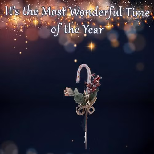 VFM e-Store Red Berry Candy Pick Christmas Decoration Ornament, Height: 29 cm – 3