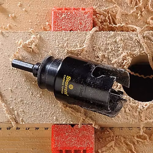 Starrett Tungsten Carbide Tipped Multi Purpose Hole Saw, 20mm, Black – 5