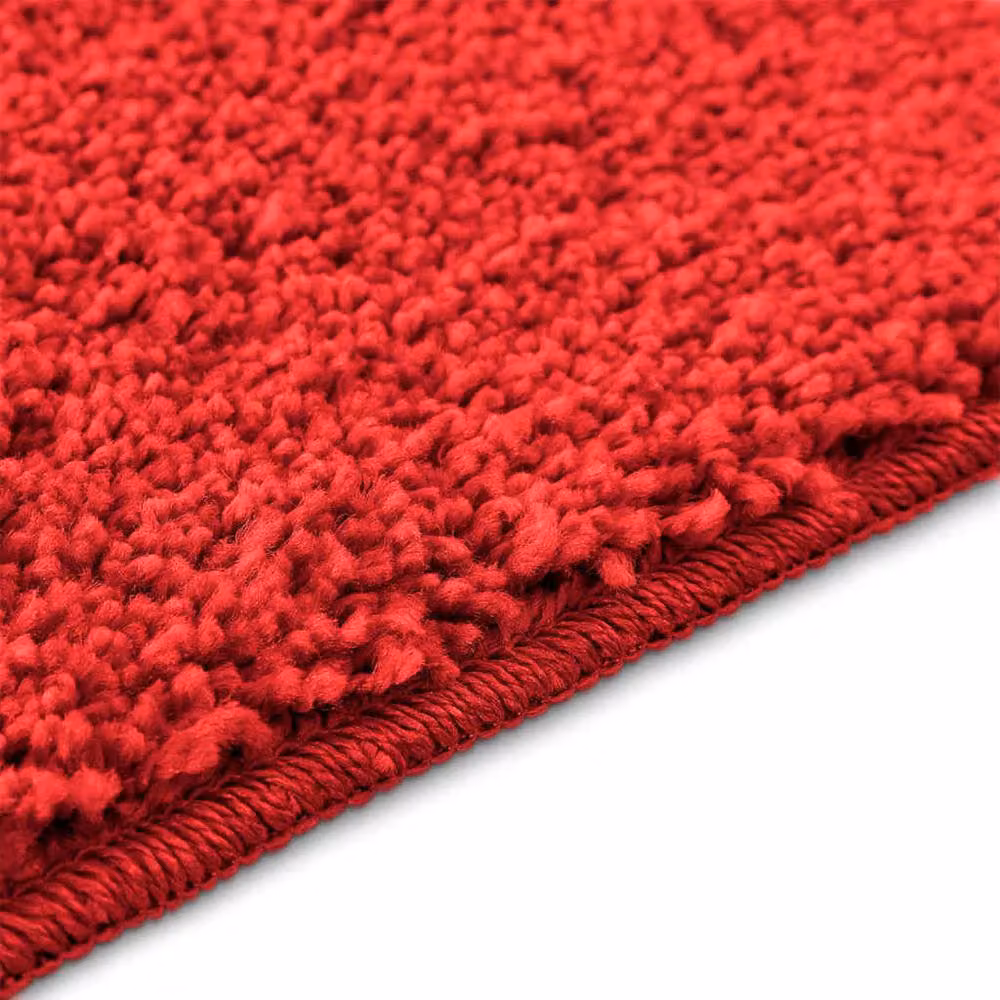 Berkfield Home Modern Rectangular Non-Slip Bath Mat, Red, W: 70 cm, L: 120 cm – 6