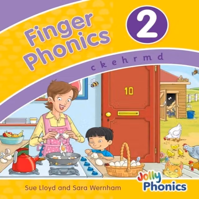 Sue Lloyd Finger Phonics Book 2 Multicolour Cardboard Board Book