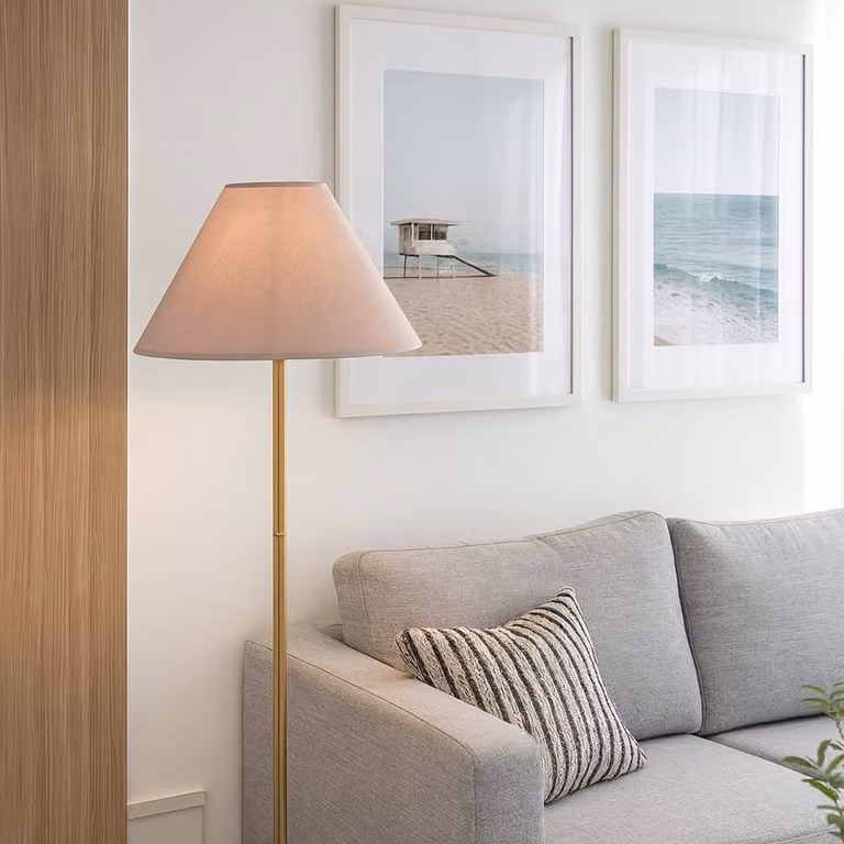 Voltico Two Pack Classic Cone Coolie Lamp Shades in Brown, Diameter: 30.48 cm