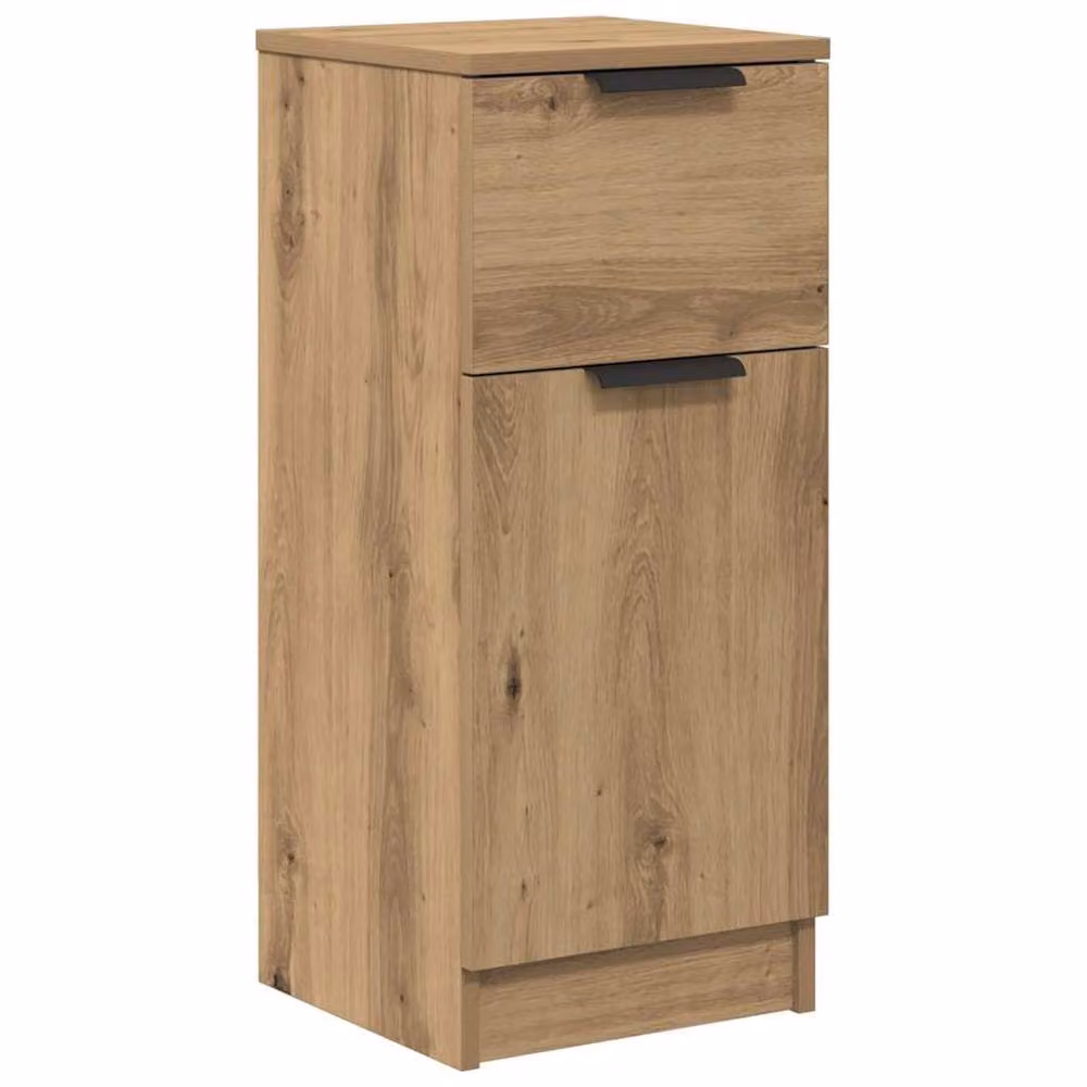 Berkfield Home Artisan Oak Sideboard in Brown, W/D/H: 30 x 30 x 70 cm – 2