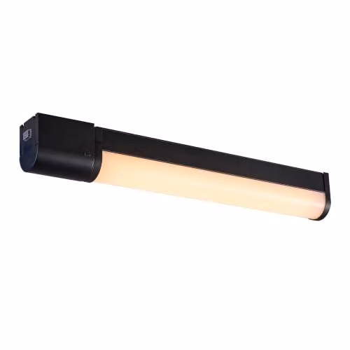 Nordlux Malaika LED Wall Light, Black Aluminium, IP44 Bathroom Task Light, 3000k Warm White