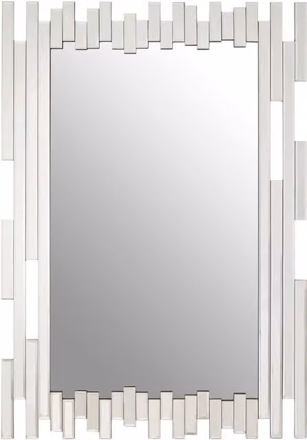 Orsina Puzzle Wall Mirror by Interiors by Premier in Antique Grey and Silver