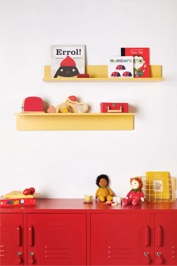 Mustard Made The Ledge In Butter Large Wall Mounted Metal Shelf, Yellow, W/D/H: 85 x 13 x 12 cm – 2