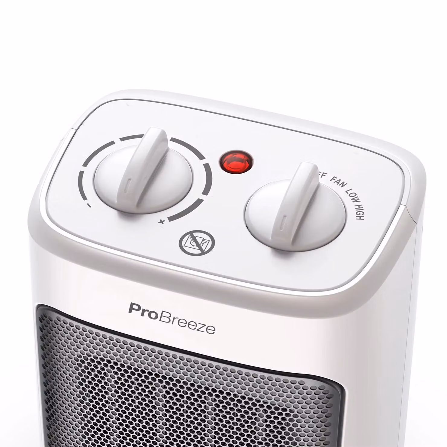 Pro Breeze 2000W Mini Ceramic Fan Heater in White – 3