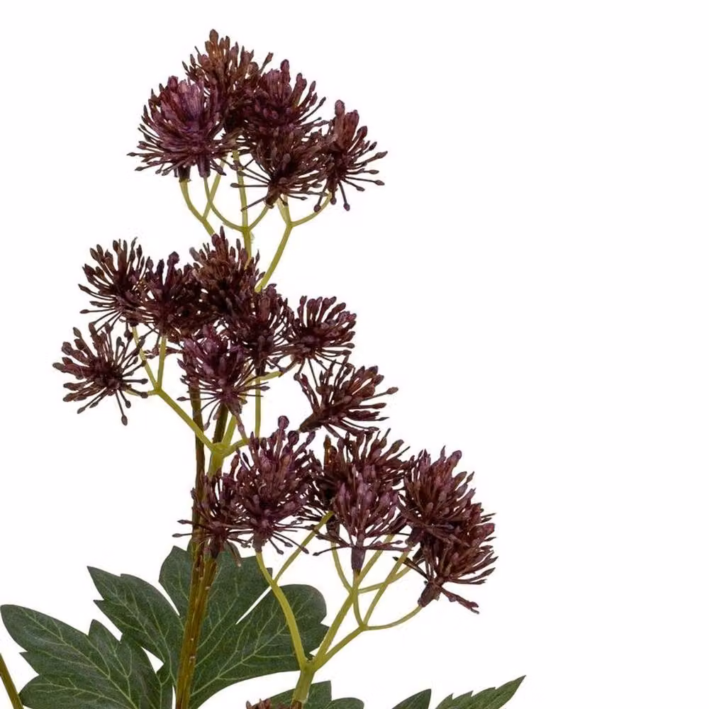 Hill Interiors French Meadow Rue Artificial Flower Spray in Purple – 2