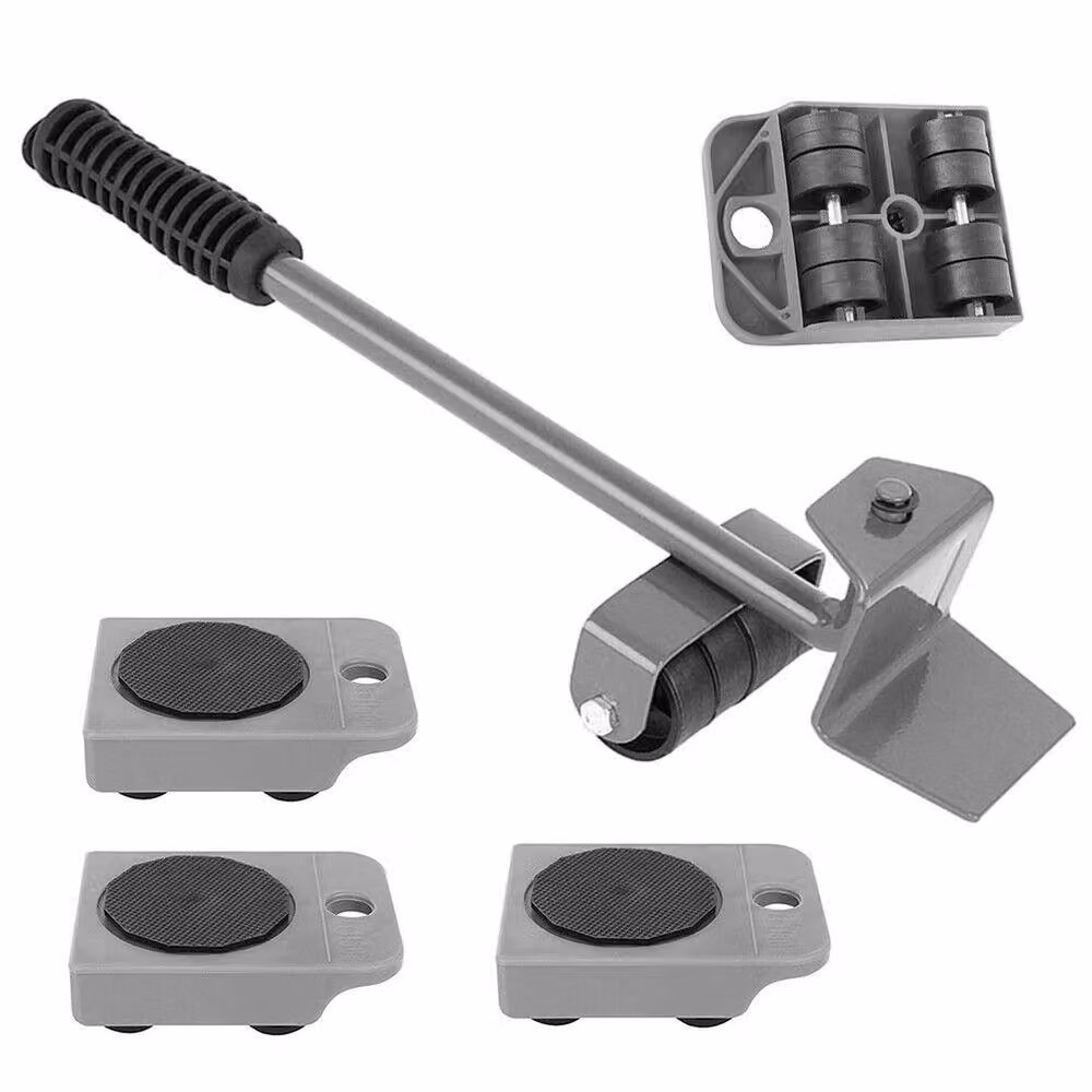 Kelvenix 5-Piece Heavy Duty Furniture Shifter Lifter Set in Grey – 4