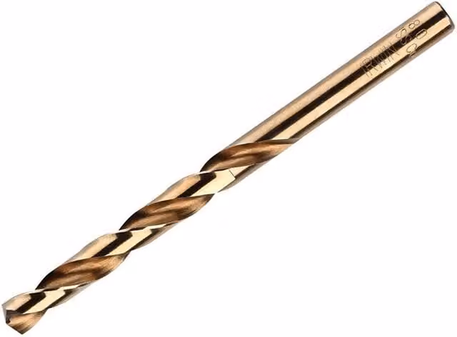 Irwin HSS Cobalt Twist Drill Bits in Gold and Multicolour