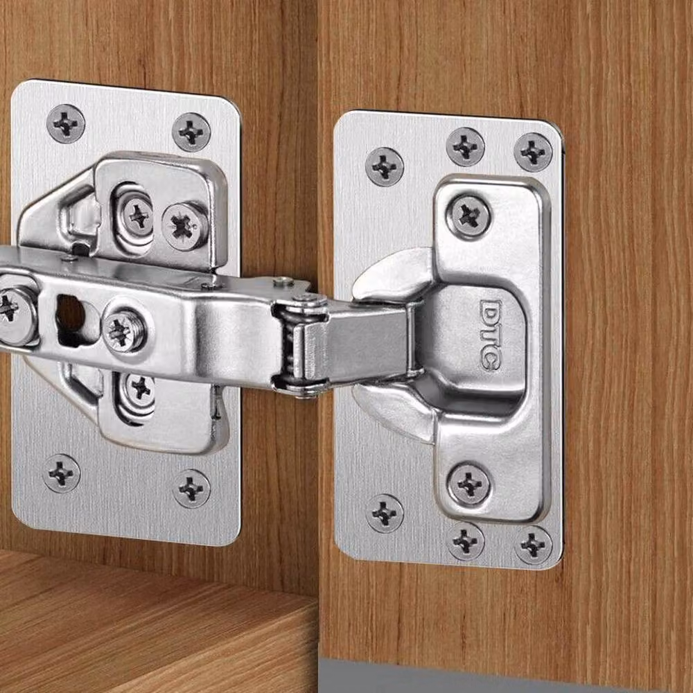 NESTLUNE 6 Hinge Repair Plate for Cabinets in Silver Stainless Steel, W: 520 mm, H: 10000 mm – 2
