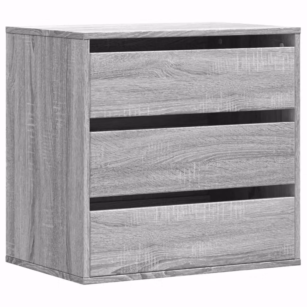 Berkfield Home Corner Chest of Drawers in Grey Sonoma, W/D/H: 60 x 41 x 58 cm – 2