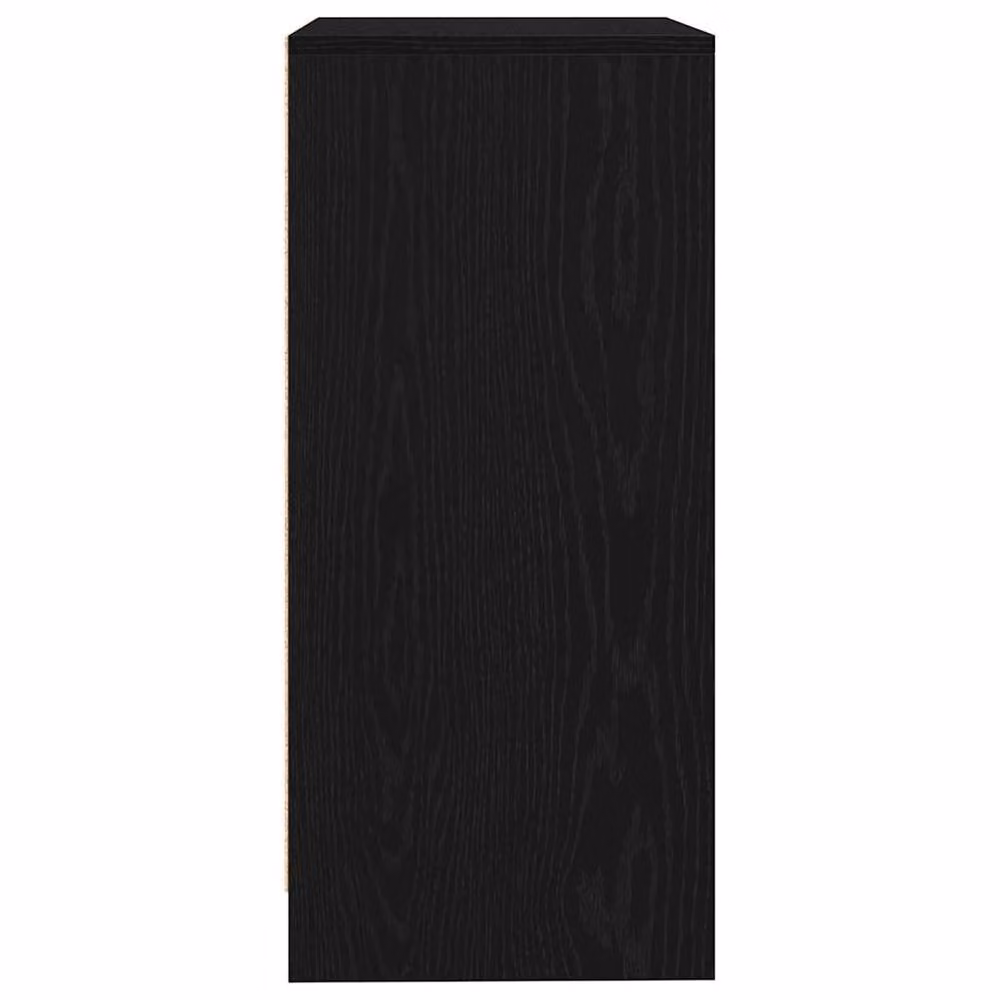 Berkfield Home Black Oak Sideboard, W/D/H: 57 x 34 x 76 cm – 4