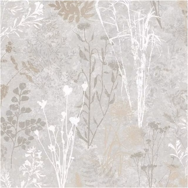 Superfresco Easy Organics Floral Botanical Wallpaper in Beige, W: 52 cm, H: 1000 cm