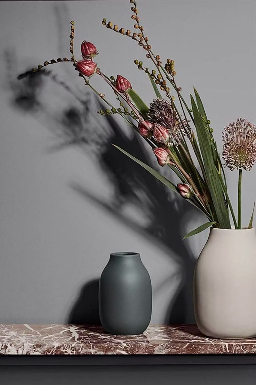 Blomus Colora Large Ceramic Vase in Green – 2