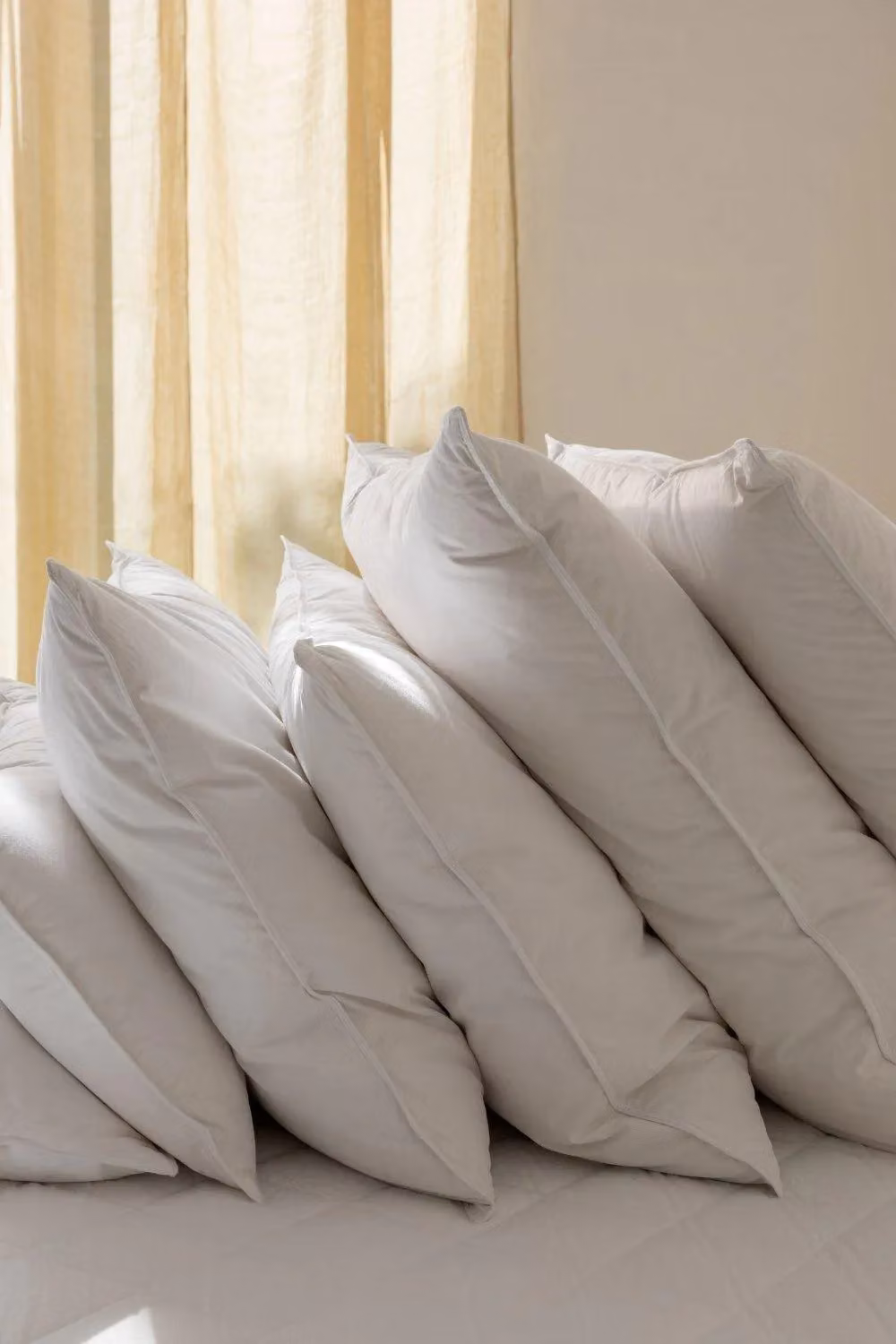 Surrey Down White Hungarian Goose Down Pillow with Cotton Cover – 2