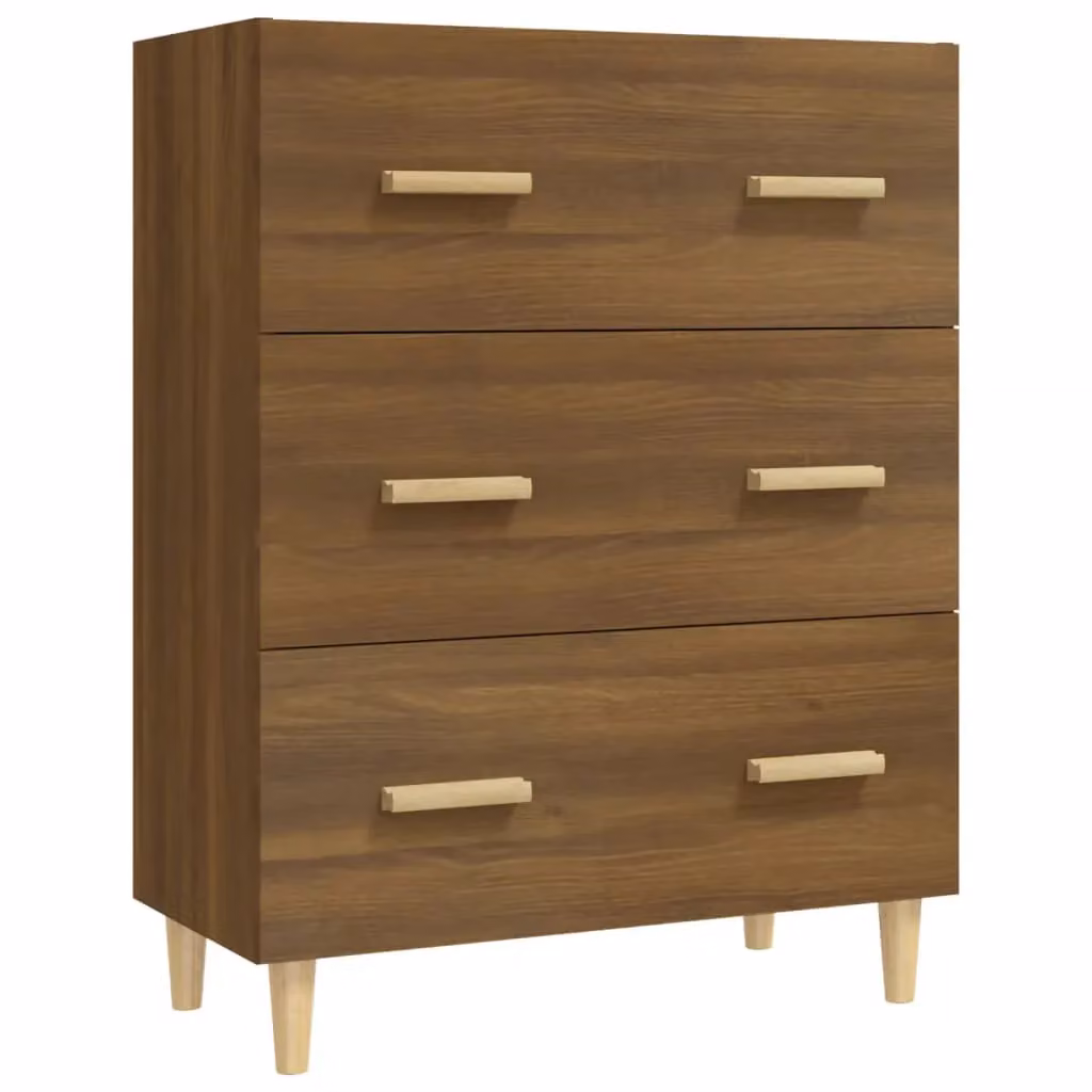 Berkfield Home Classic Sideboard in Brown Oak, W/D/H: 70 x 34 x 90 cm – 2