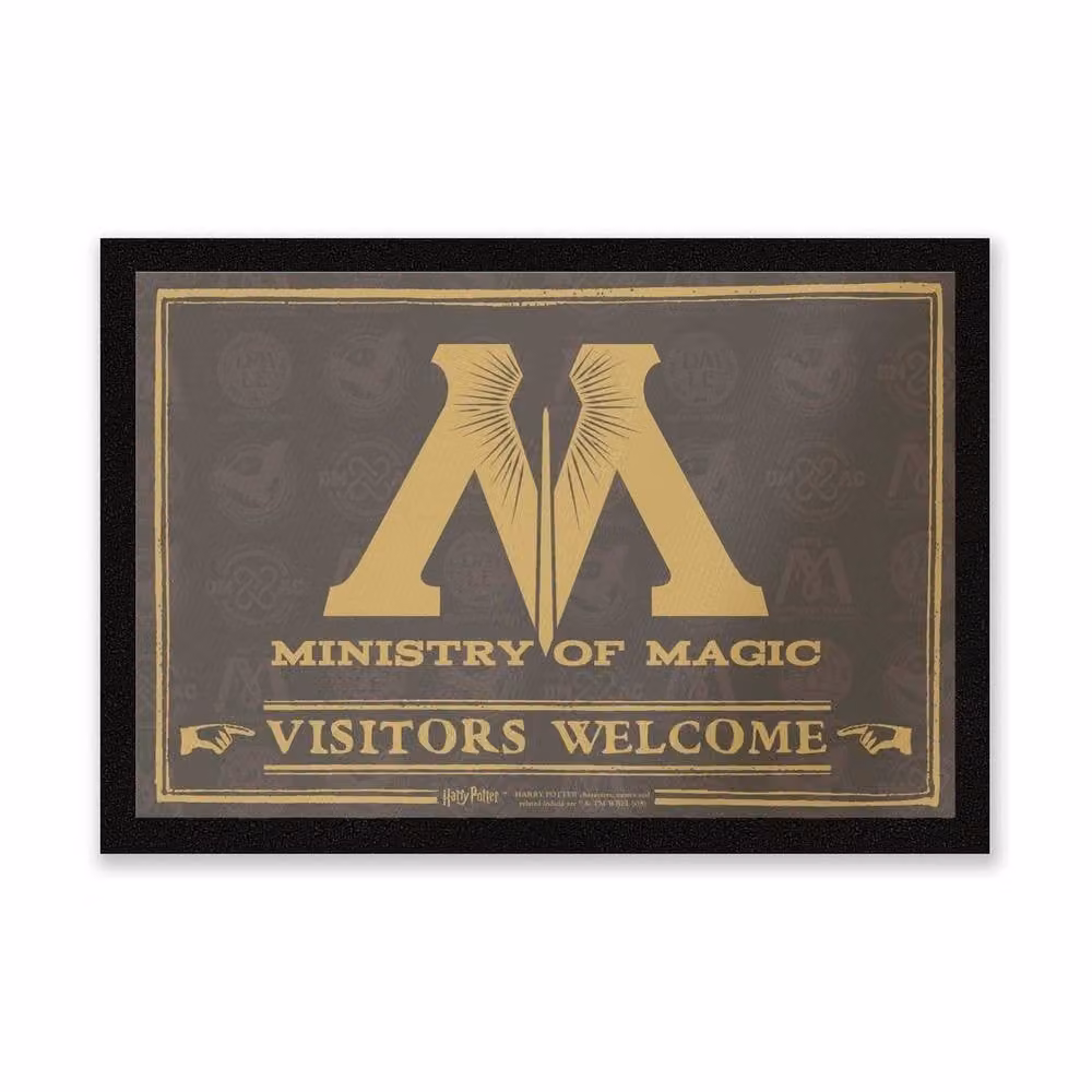 Harry Potter Ministry of Magic Coir Doormat, Multicolour, W: 60 cm, D: 40 cm