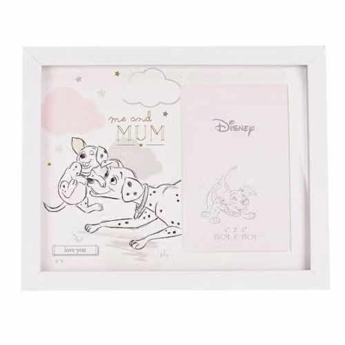 Widdop and Co Disney 101 Dalmatians Mum Photo Frame in Black and White