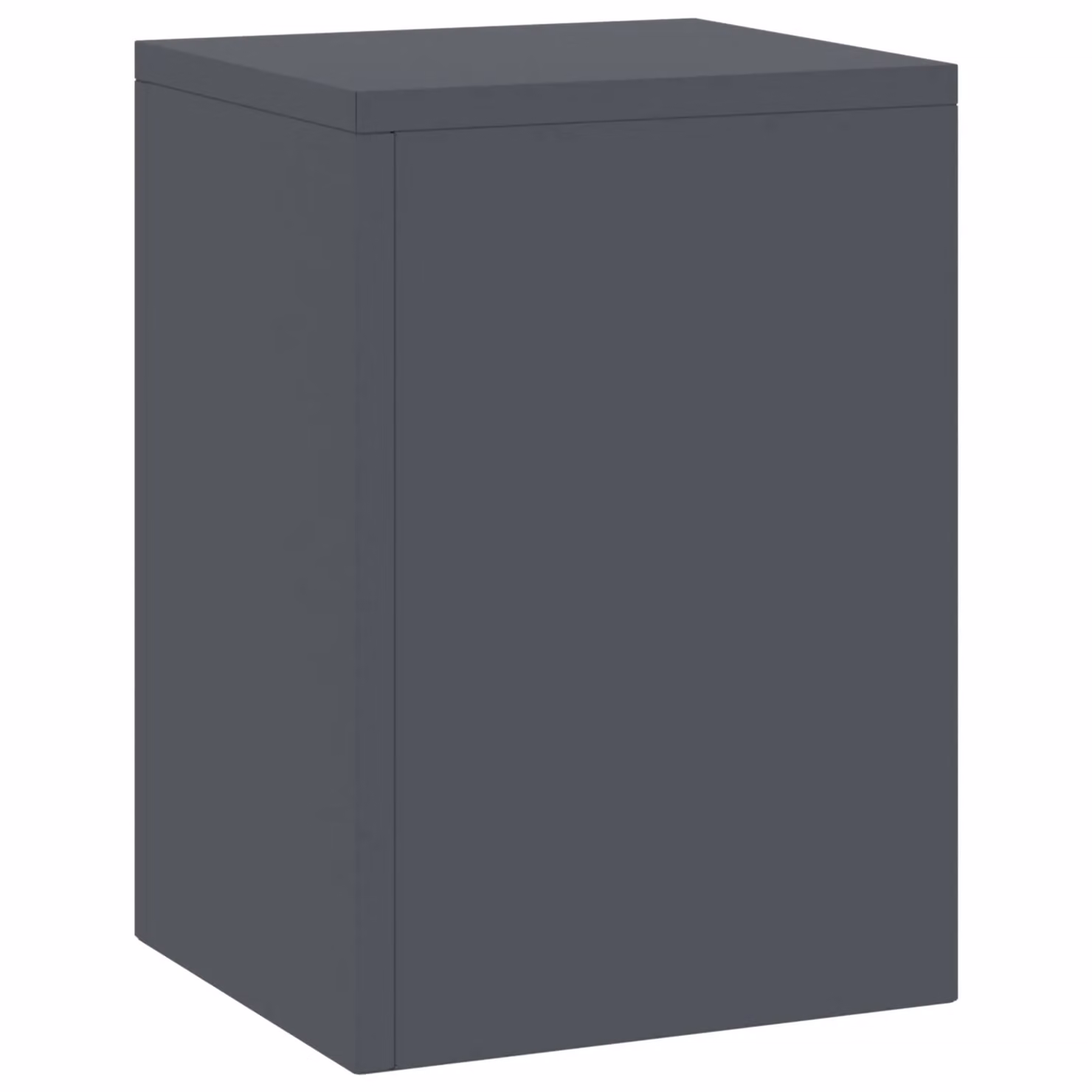 Berkfield Home Outdoor Plant Stand Pillar Set of 2 in Anthracite Steel, W/D/H: 24 x 24 x 35 cm – 3