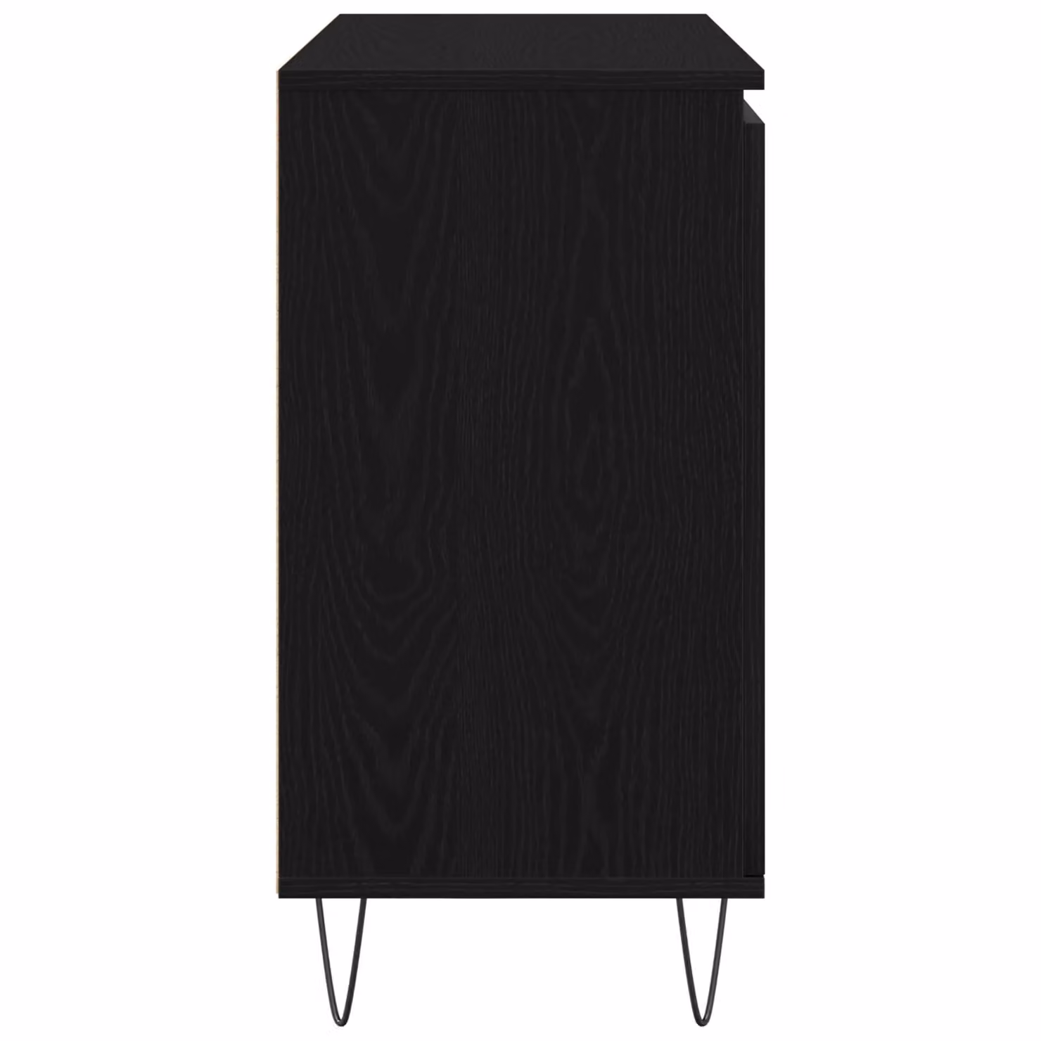 Berkfield Home 101 Sideboard in Black Oak, W/D/H: 5 x 35 x 70 cm – 4