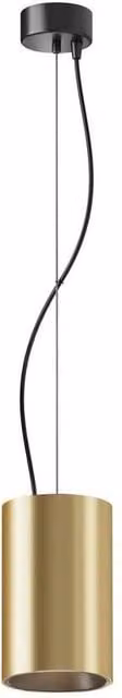Netlighting Efir Slim LED Pendant Ceiling Light in Gold/Brass, 3000K Warm White, 2730lm