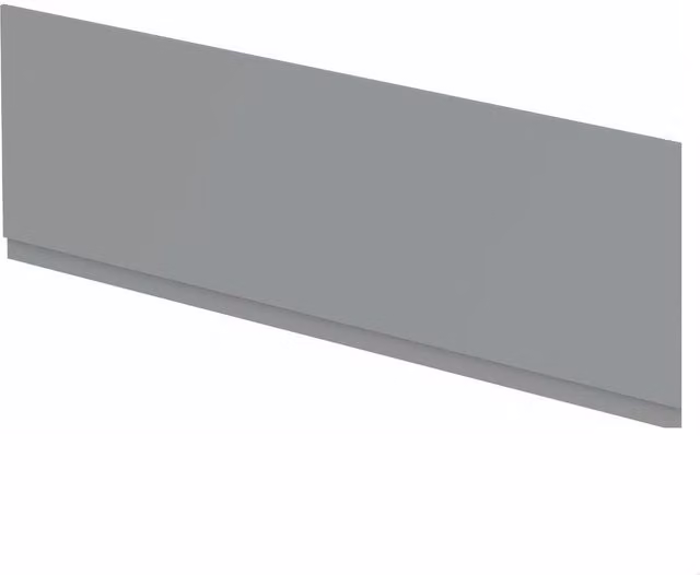 Balterley Front Bath Panel in Matt Grey Acrylic Finish, Width: 149.5 cm