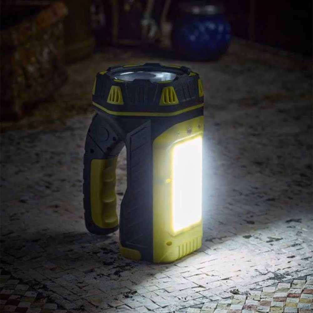 Marco Paul Rechargeable LED Multi Work Light Torch and Emergency Lantern in Black – 3