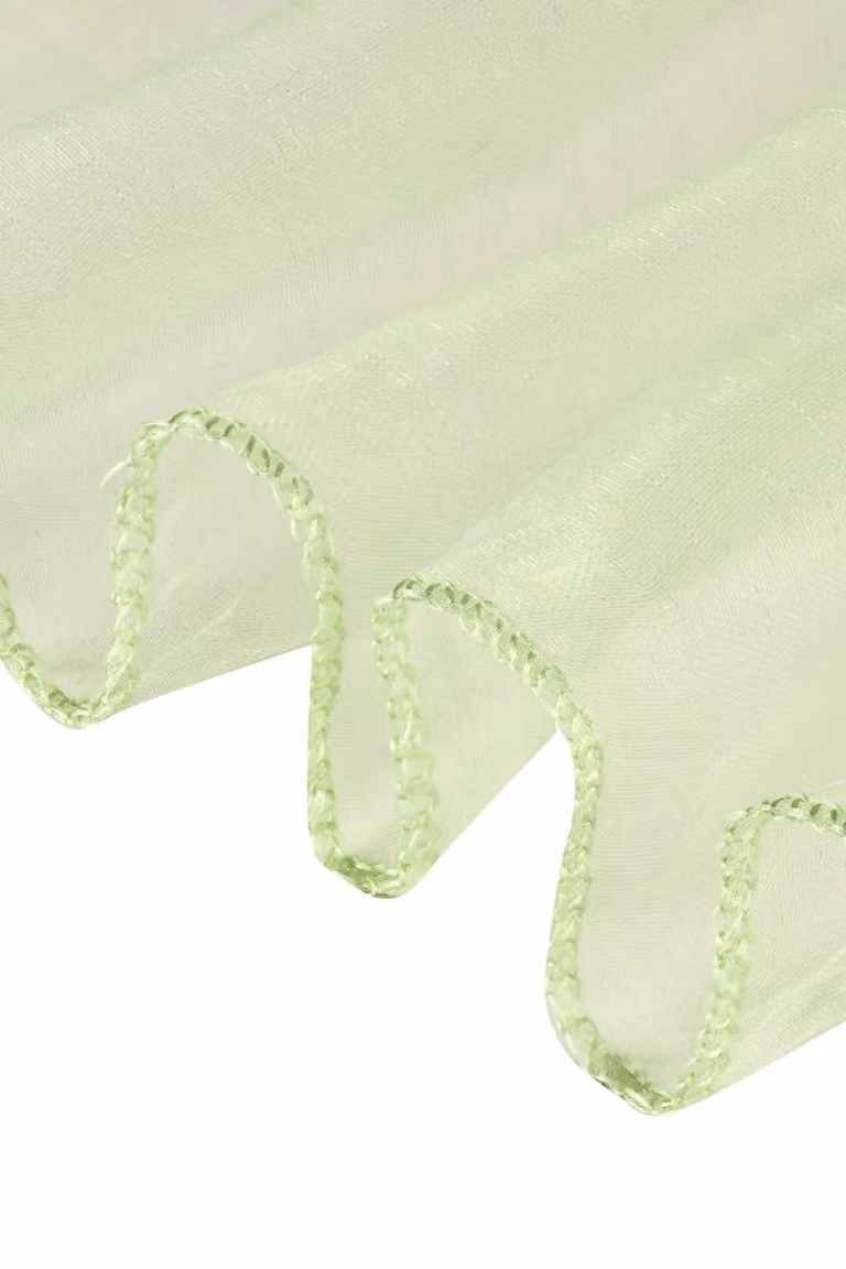 Neel Blue Organza Chair Sashes in Bottle Green, 17 cm x 280 cm
