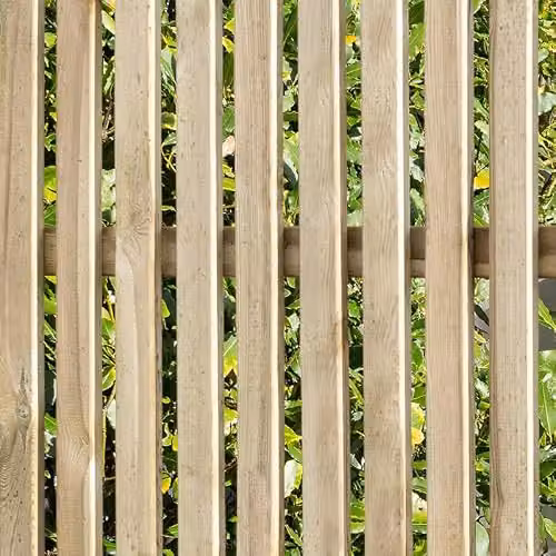 Forest Garden Brown Wooden Vertical Slatted Trellis Screen Pack of 3, W/H: 180 x 180 cm – 2