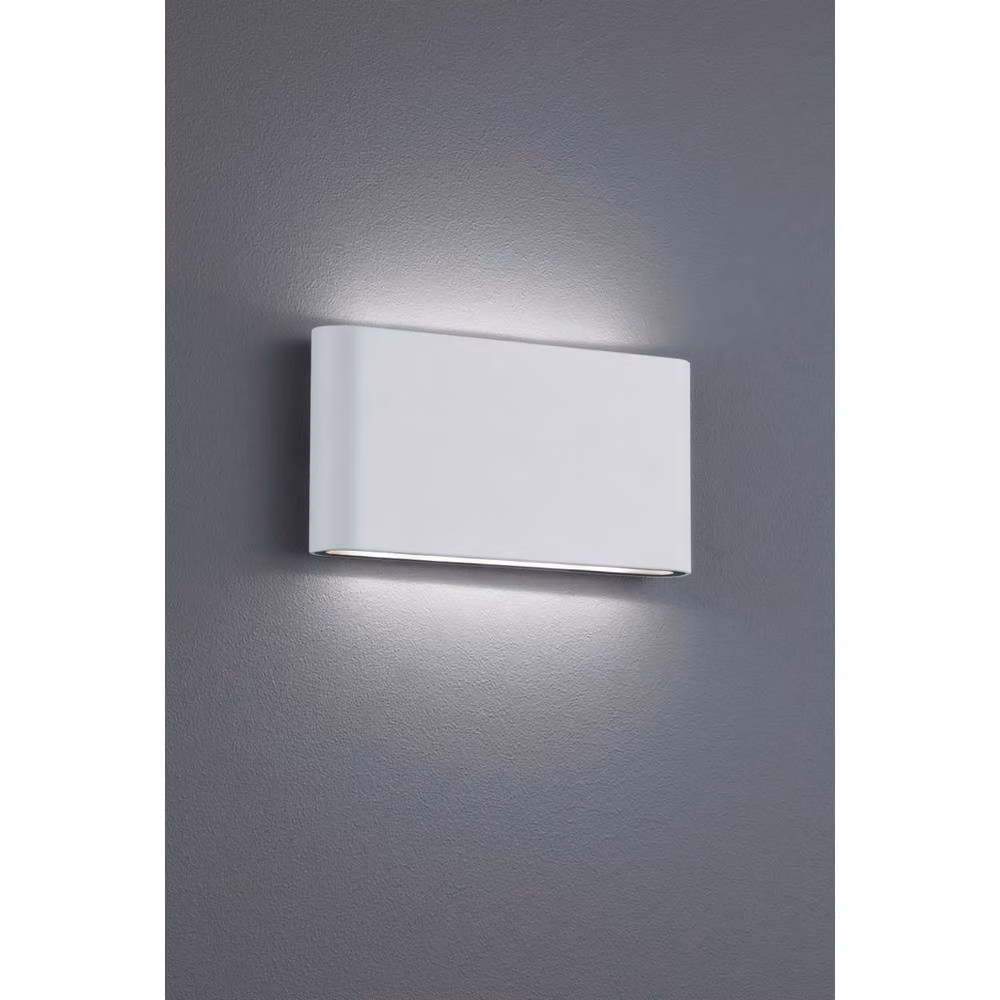 Netlighting Thames II Modern White 2 Light Outdoor Up Down Wall Lamp IP54 – 2
