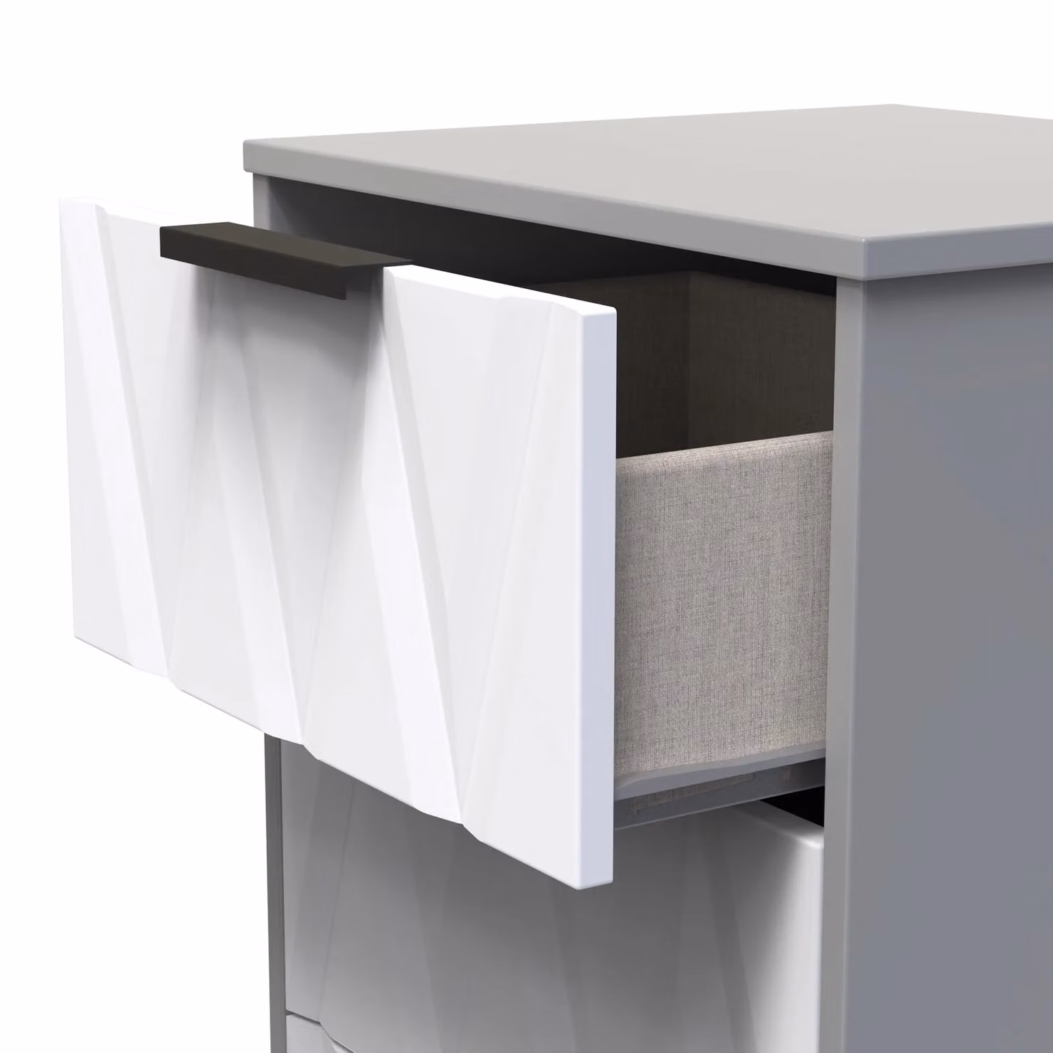 Ready Assembled 2 U Washington 3 Drawer Bedside Cabinet in Multicolour – 3