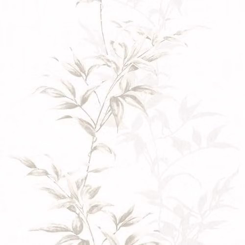 Galerie Industrial Effects White and Brown Floral Non-Woven Wallpaper – 1