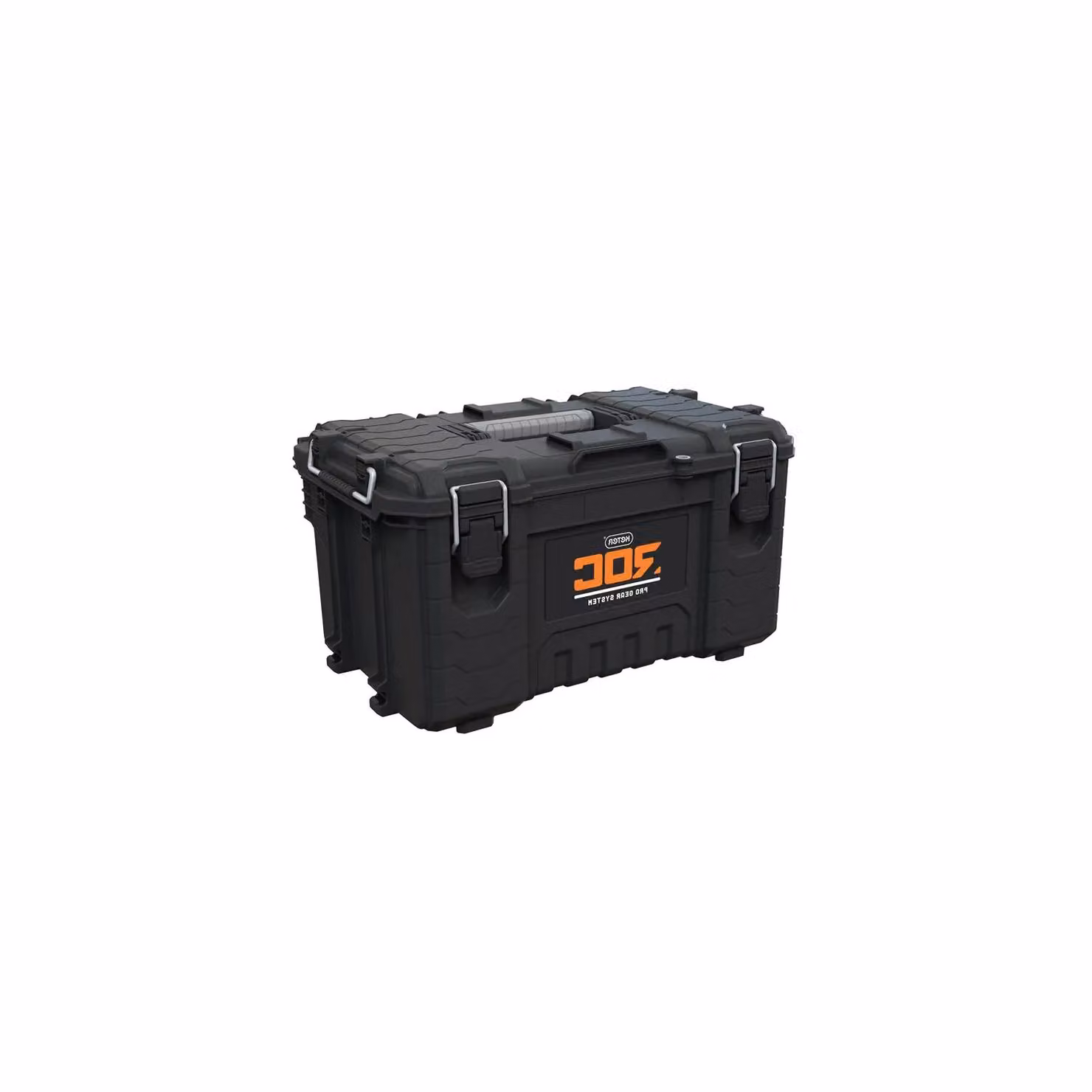 Keter Pro Gear 2.0 Stackable Waterproof Toolbox in Black with Metal Accents – 2