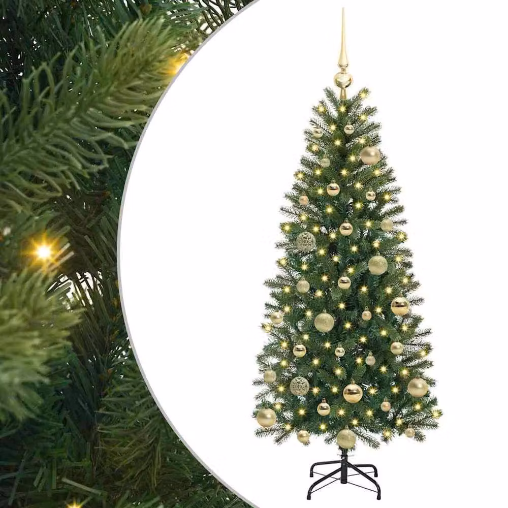 Berkfield Home Artificial Green Christmas Tree with 150 LEDs, Height: 120 cm – 2