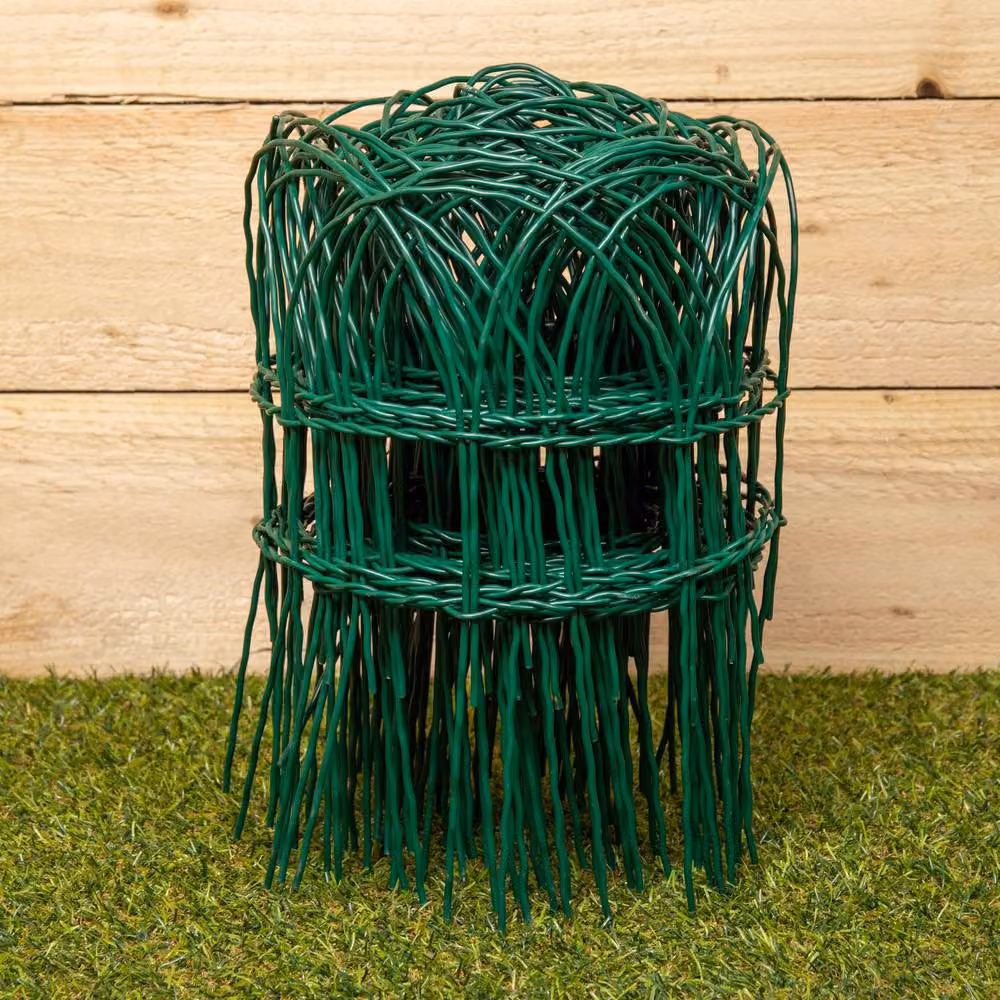 Samuel Alexander Green PVC Coated Galvanised Steel Garden Patio Border Fencing – 5
