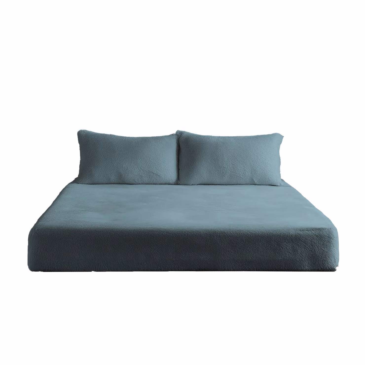 Snug City Blue Teddy Fleece Extra Deep Fitted Sheet, Single, W/D/H: 90 x 190 x 30 cm – 2