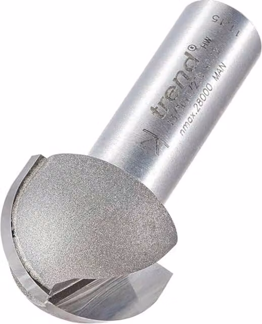 TREND 13/30 X 1/2 Tct Radius Cutter 12.7mm Radius in Grey