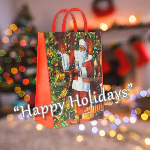 VFM e-Store Jumbo Santa Christmas Gift Bag in Red and Multicolour, W/D/H: 48 x 16 x 67 cm – 3