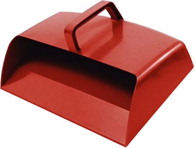 Universal Textiles Red Plastic Hooded Dustpan