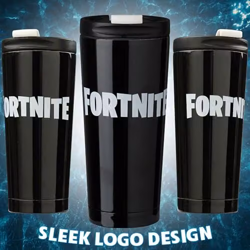 Get Trend Fortnite Insulated Stainless Steel Tumbler, Black, 425 ml – 5