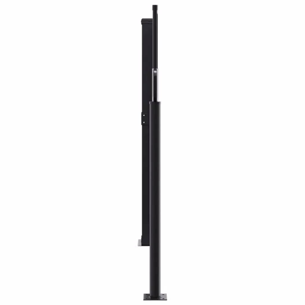 Berkfield Home Retractable Side Awning in Black, W/H: 140 x 600 cm – 3