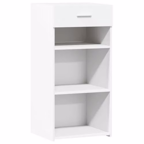 vidaXL Modern White Sideboard in Engineered Wood W/D/H: 45 x 42.5 x 93 cm – 1
