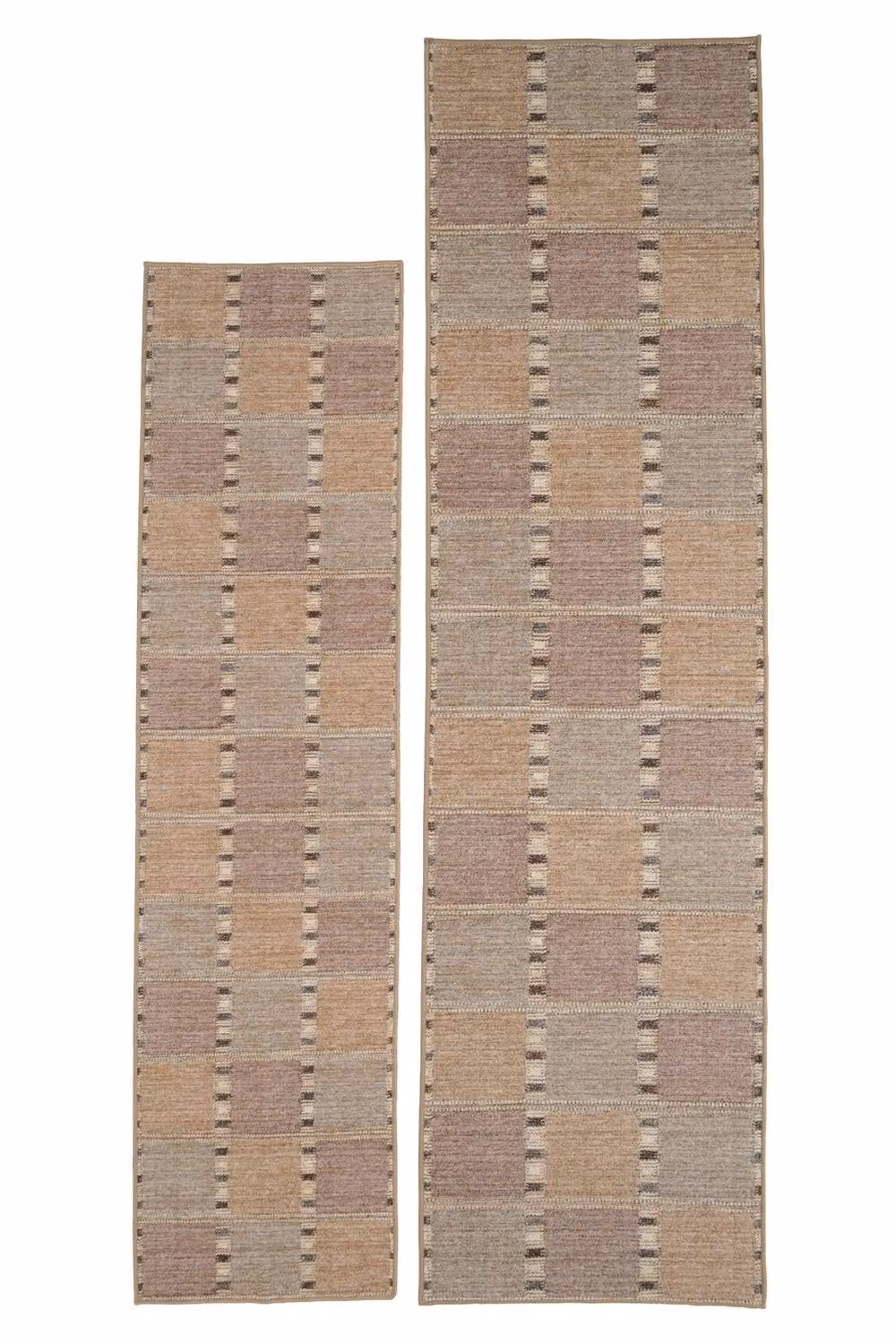 Kukoon Beige and Yellow Check Washable Jute Style Rustic Geometric Area Rug W: 160 cm, D: 230 cm – 3