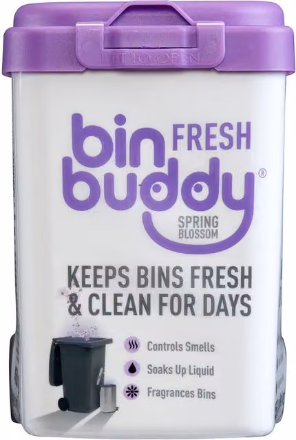 Bin Buddy Bin Freshener Deodoriser Powder Spring Blossom 450g – 1