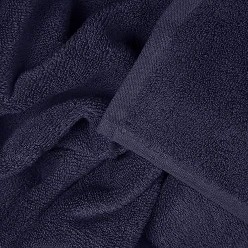 Allure Bath Fashions Blue Cotton Towel Set, Pack of 2, W: 70 cm, L: 120 cm – 3